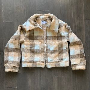 Princess Polly Zip Up Sherpa